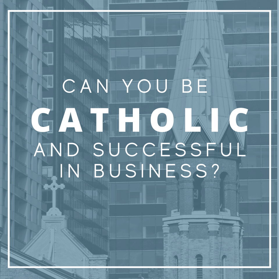Icon for link to the page, "Can you be Catholic and Successful in Business?" 